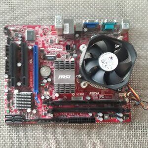 MSI N1996 Motherboard.No Cables,  No Ram, Processor but I'm not sure what kind